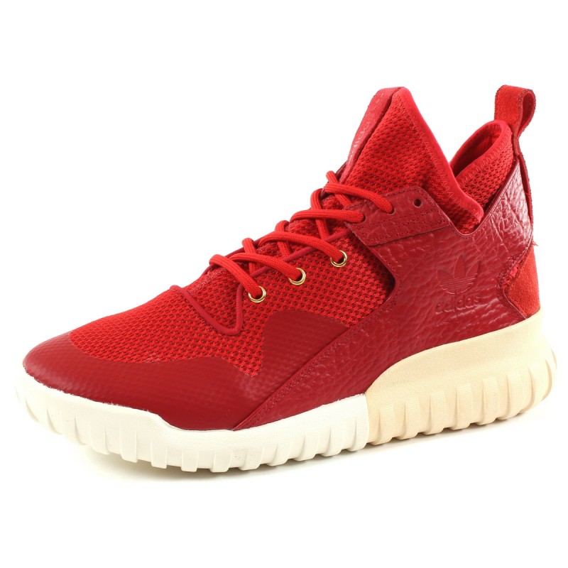 red tubular x shoes