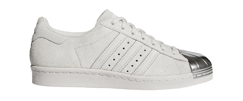 superstar 80s metal toe femme blanche
