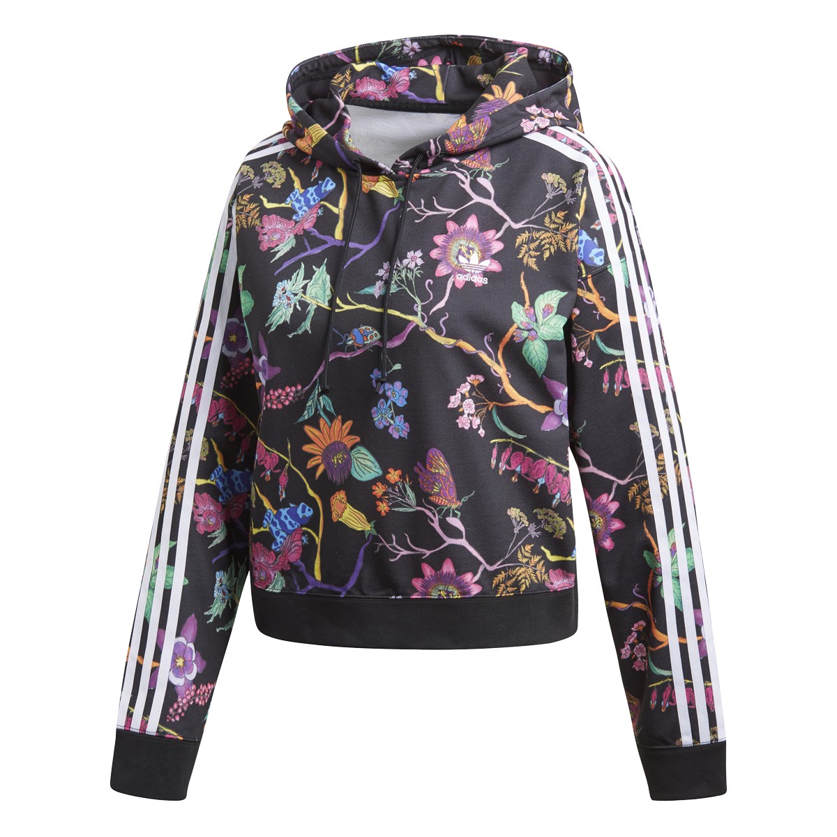 hoodie crop adidas