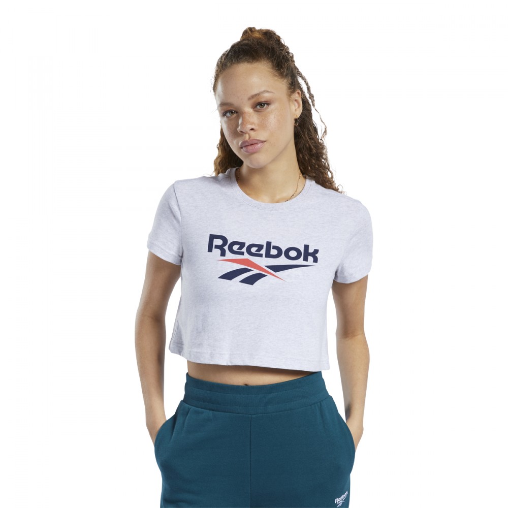 Reebok - T-shirt , Cl F Vector Crop Tee 