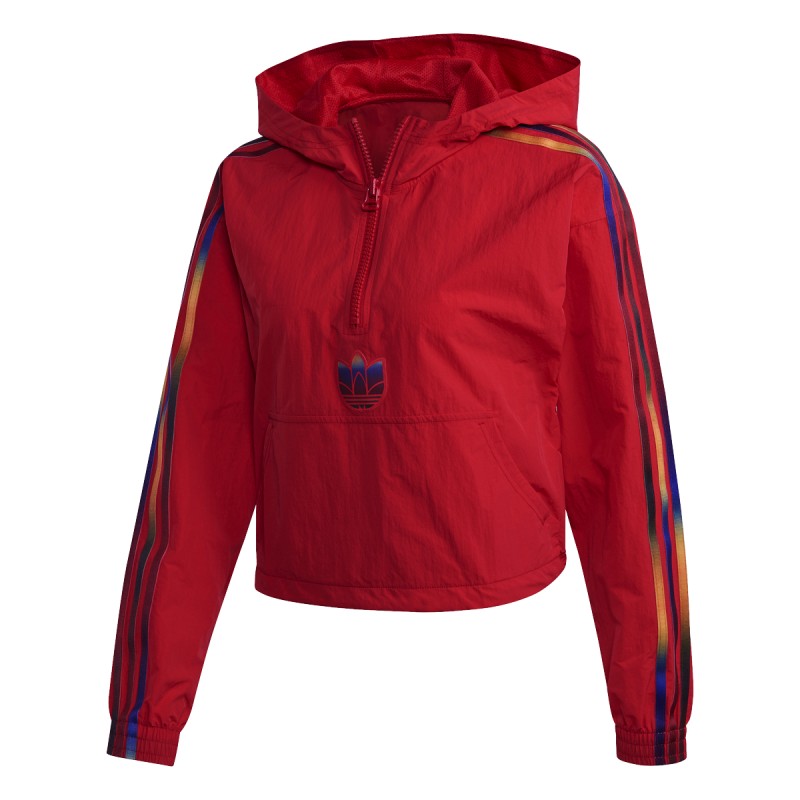 adidas Originals - Sudadera, Media cremallera recortada - Brands Expert