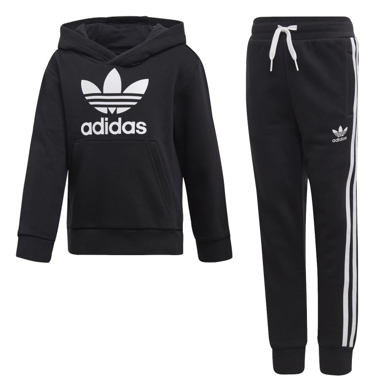 Sudadera con capucha Trefoil (Tallas grandes) - Azul adidas | adidas España