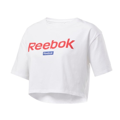 Reebok Linear Logo Crop Tee