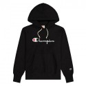 Reverse Weave Script Logo Hooded Sweatshirt