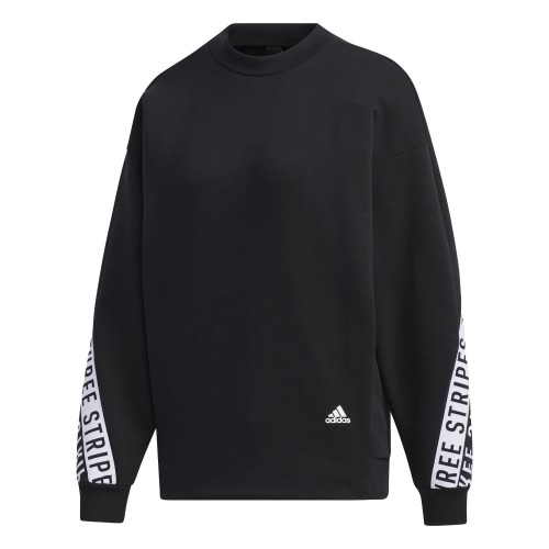 adidas Performance 3-Stripes Wording Crew